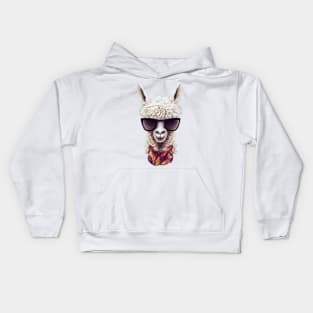 Llama Shades Kids Hoodie